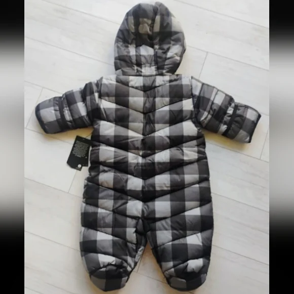 VOLCOM Baby NEW Quilted Puffer Fleece Lined Snowsuit - Picture 10 of 13
